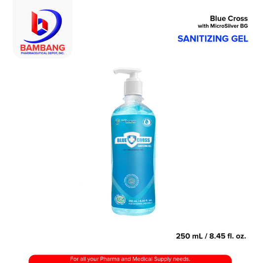 Sanitizing Gel with Micro Silver BG (Blue Cross) 250ml / 8.45 fl. oz. (50%disc)
