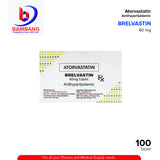 BRELVASTIN Atorvastatin Antihyperlipidemic 40mg Tablet 100's