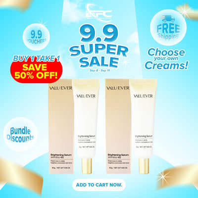 VALU:EVER Potent Skin Brightening Serum 30g Even Tone Radiant Glow