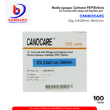 CANOCARE IV Cannula with Wings and Injection Port Radio Opaque Catheter G22
