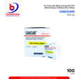 IV Cannula with Wings and Injection Port (Canocare) Radio Opaque Catheter 0.7x19mm Flowrate 20ml/min 24G 100's