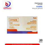 CLOZOL Clotrimazole 10mg per g (1% w/w) Cream Anti Fungal 20 Grams