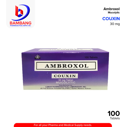 COUXIN Ambroxol HCI Mucolytic 30mg Tablet 100's