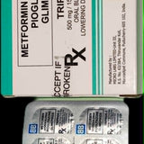 TRIPRIDE-2 Metformin Hydrochloride Pioglitazone Glimepiride 500mg/15mg/2mg Tablet 30's