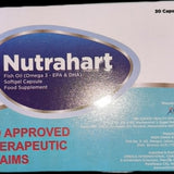 NUTRAHART Fish Oil Omega 3 - EPA & DHA Food Supplement Softgel Capsule 30's