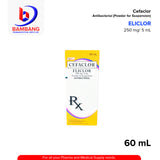 ELICLOR Cefaclor Anti Bacterial Powder for Suspension 250mg Syrup 60ml