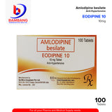 EODIPINE 10 Amlodipine Besilate 10mg Tablet 100's