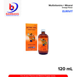 EURIVIT Multivitamins + Mineral Syrup 120ml