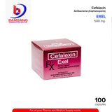 EXEL Cefalexin 500mg Capsules 100's