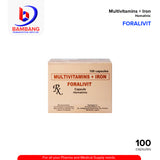 FORALIVIT Multivitamins + Iron Hematinic 100's