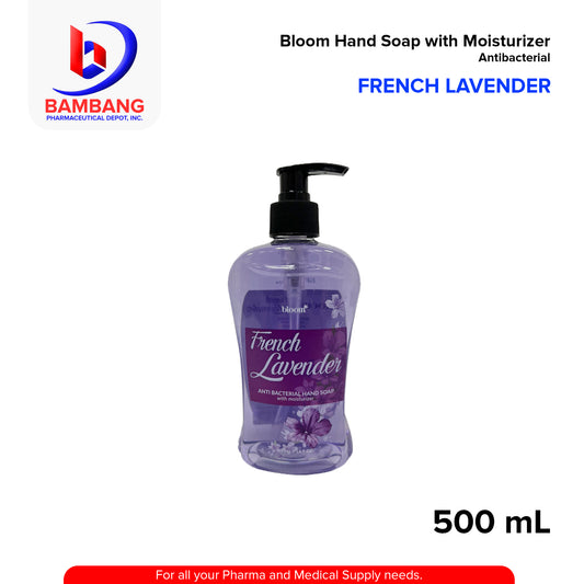 Antibacterial Hand Soap with Moisturizer (Bloom) French Lavander 500ml