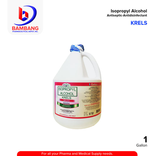 KRELS Isopropyl Alcohol 70% Solution 3.7 Gallon 1's