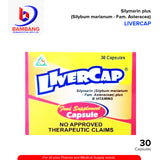 LIVERCAP Silymarin Silybum Marianum Capsule 30's
