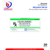 MELANOV MR Gliclazide 60mg Modified Release Tablet 100's