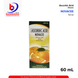 NOVACEE Ascorbic Acid 100mg / 5ml Syrup 60ml
