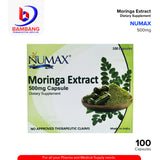 NUMAX Moringa Extract 500mcg Dietary Supplement Capsules 100's