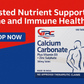 Calcuim Carbonate (Numax) Plus Vitamin D3 +Zinc Sulphate 500mg Tablet 100's