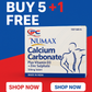 Calcuim Carbonate (Numax) Plus Vitamin D3 +Zinc Sulphate 500mg Tablet 100's