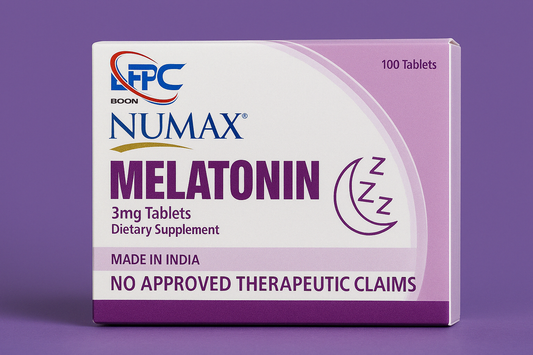 Numax (Melatonin) 3mg Tablets Dietary Supplement