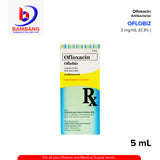 Ofloxacin 3mg/ml (0.3%) Otic Solution Topical Antibacterial 5ml