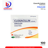 PHILCLOX Cloxacillin Anti Bacterial 500mg Capsule 100's