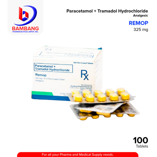 REMOP Paracetamol + Tramadol 325 mg 100's