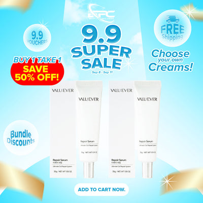 VALU:EVER Ultimate Cell Repair Face Serum 30g Fast Absorbing Moisturizing Antioxidant