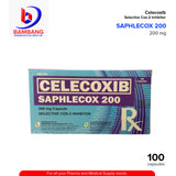 SAPHLECOX Celecoxib 200mg Selective Cox 2 Inhibitor Capsule 100's