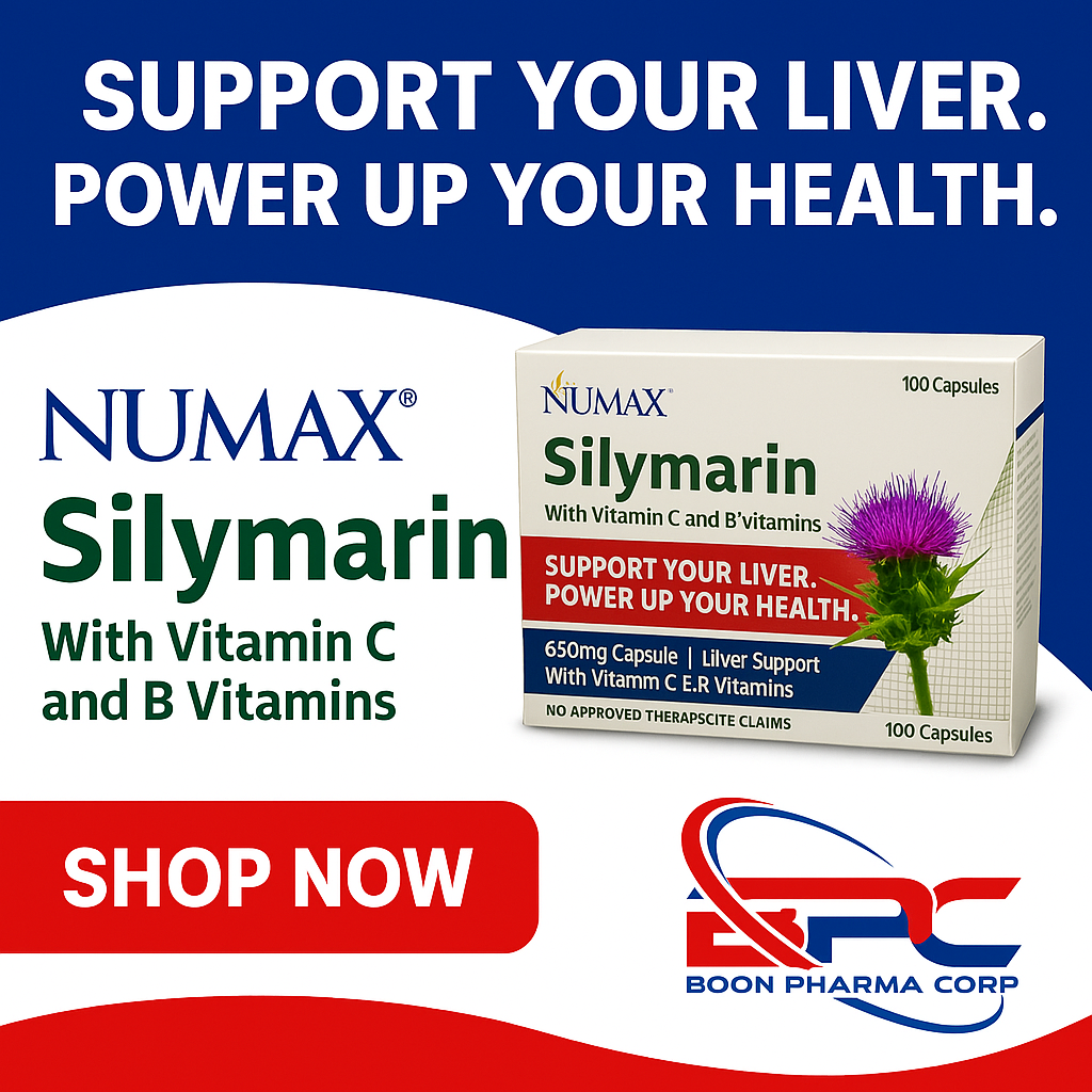 Silymarin (Numax) 650mg with Vitamin C and B Vitamins Capsule 100's