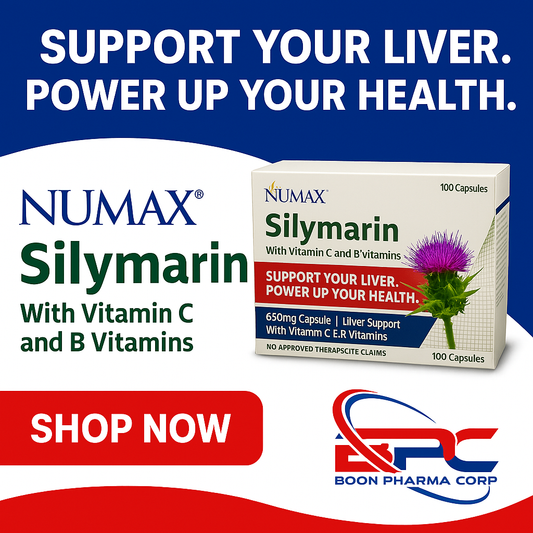 Silymarin (Numax) 650mg with Vitamin C and B Vitamins Capsule 100's