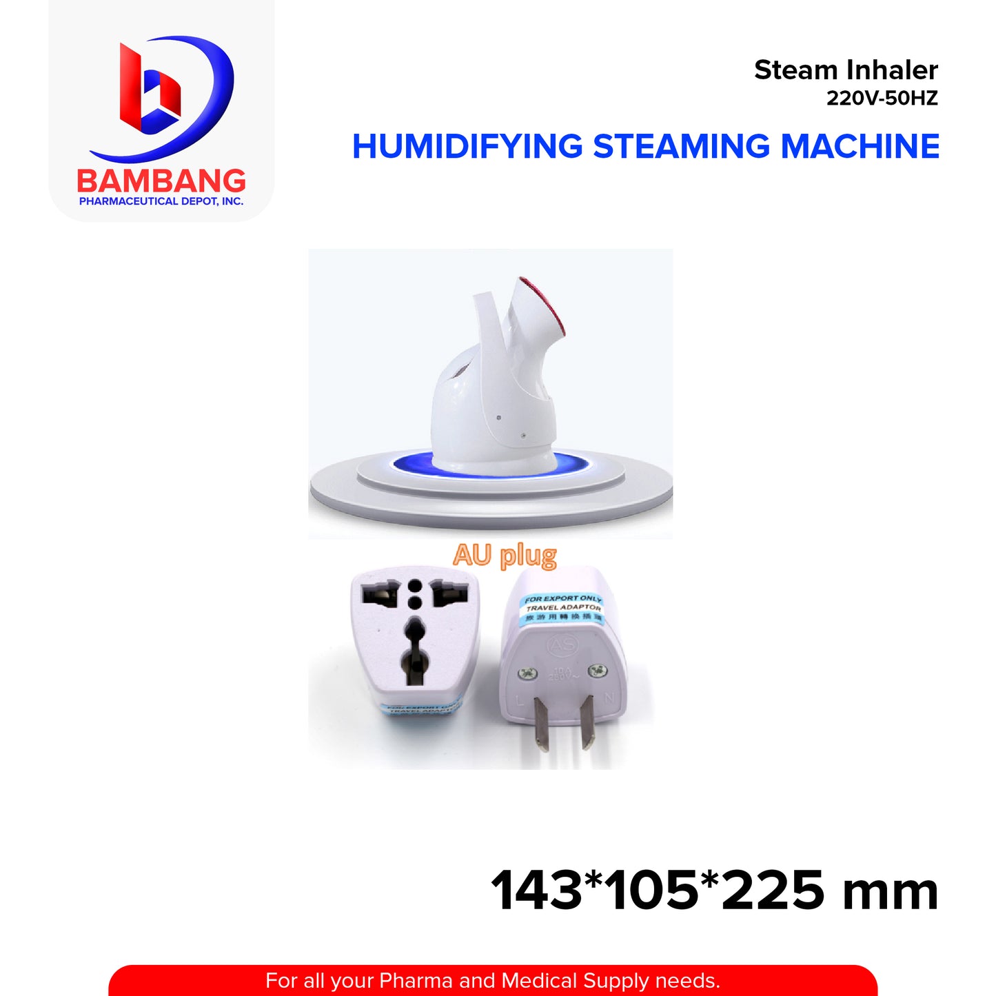 Humidifying steaming machine