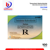 SULTAM Tamsulosin Hydrochloride 200mcg Enteric Coated Tablet 100's