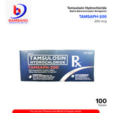 TAMSAPH Tamsulosin Hydrochloride 200mcg Enteric Coated Tablets 100's