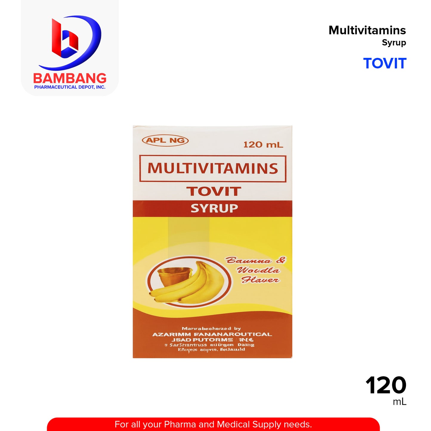TOVIT Multivitamins Syrup 120ml