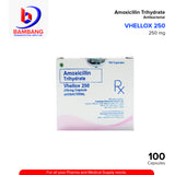 Amoxicillin Trihydrate (Vhellox 500) 500mg Capsule 100's