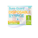 SUREGUARD Disposable Syringe 23g x 1" (0.6 x 25mm) 5CC 100's