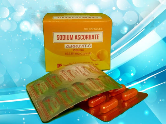 Sodium Ascorbate (Zerruvit C) 562.54mg 100's Capsule