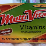 MULTIVITA Vitamin Food Supplement Capsule 100's