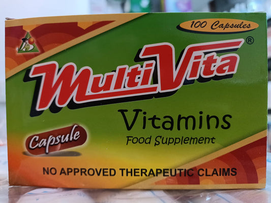 MULTIVITA Vitamin Food Supplement Capsule 100's