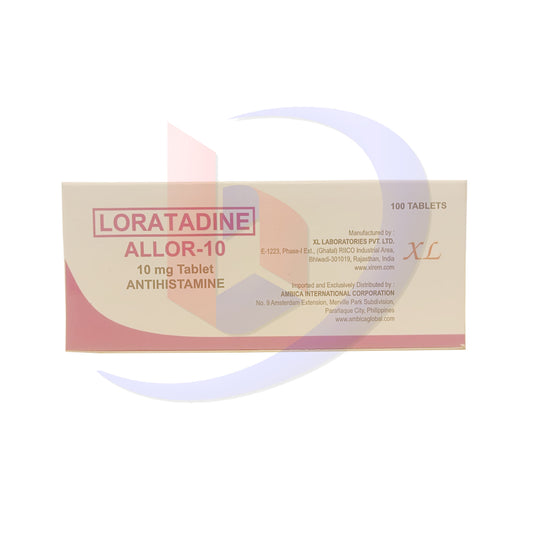 Loratadine (Allor 10) 10mg Tablet 100's