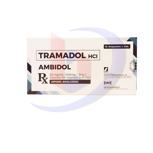 Tramadol HCI 50mg/ml 100mg/2ml Solution for Injection I.M / I.V Ampoules 10's