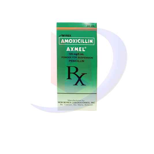 Amoxicillin (Axmel) 125mg/5ml Powder for Suspension Penicillin 60ml