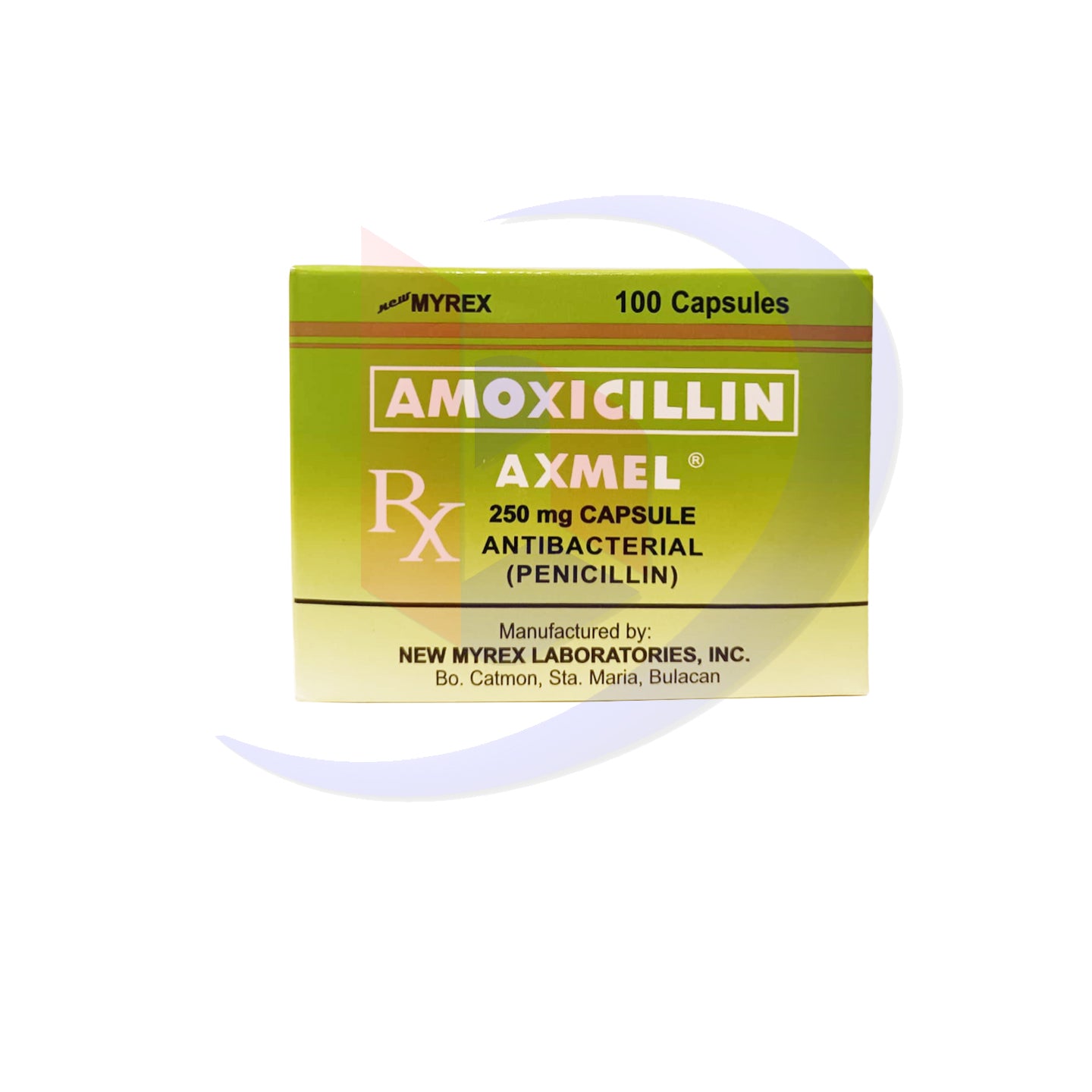 Amoxicillin (Axmel) 250mg Penicillin Capsule 100's
