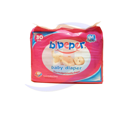 Baby Diaper (Bibeper) Your Daughter Friendly Diaper (Medium) Pieces 30's