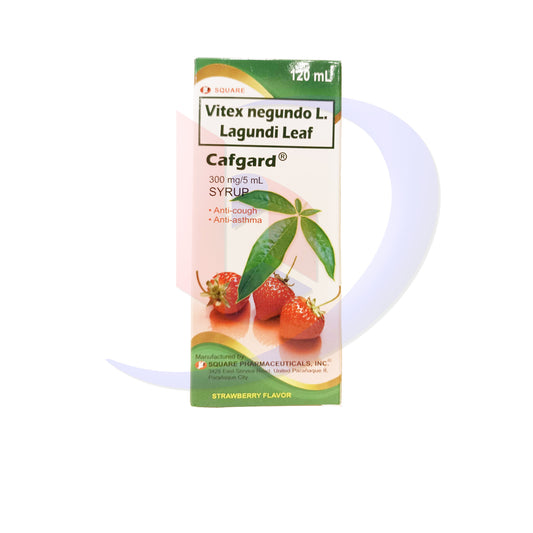 Lagundi Leaf (Cafgard) Vitex Negundo L. 300mg/5ml Syrup 120ml