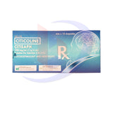 CITISAPH Citicoline 250mg/ml (1g/4ml) Solution for Injection (IM/IV) 4ml x 10 Ampoules