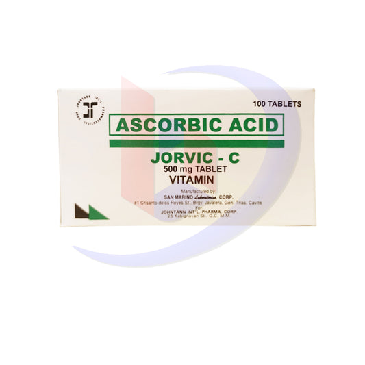 Ascorbic Acid (Jorvic-C) 500mg Table 100's