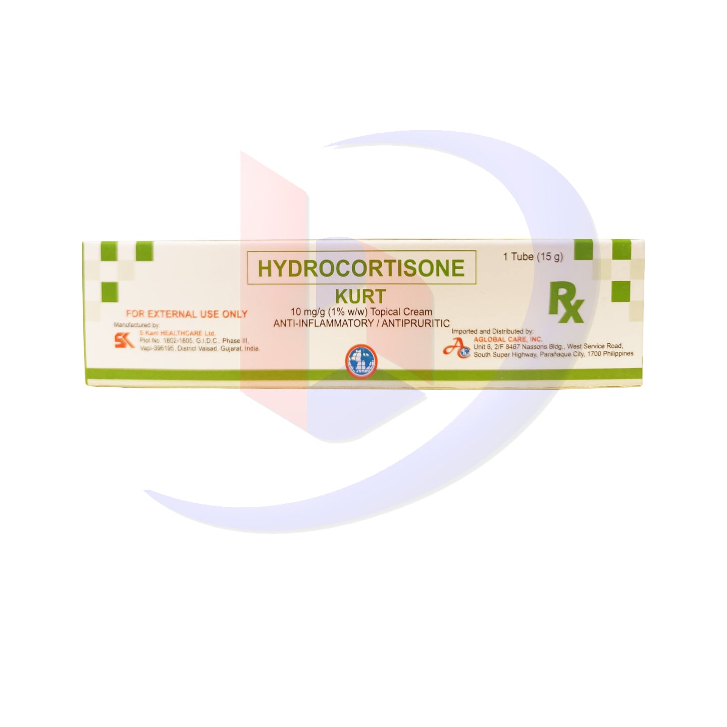 Hydrocortisone (Kurt) 10mg/g (1% w/w) Topical Cream Tube 1's 15g