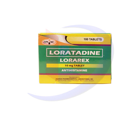 Loratadine (Lorarex) 10mg Tablet 100's