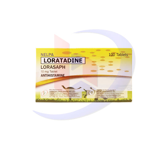 Loratadine (Lorasaph) 10mg Tablet 100's